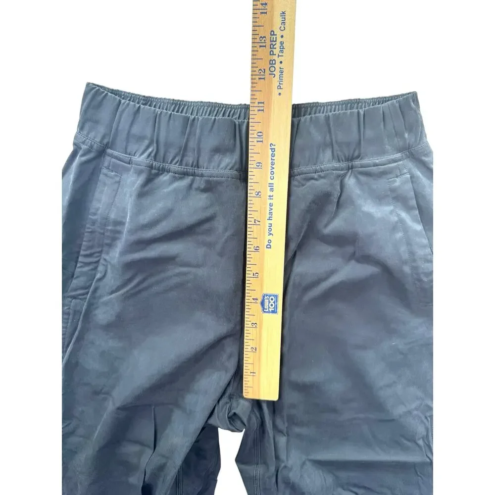 lululemon Adapted State Training Jogger 2 Black Zip Cuff High Rise Running Pant